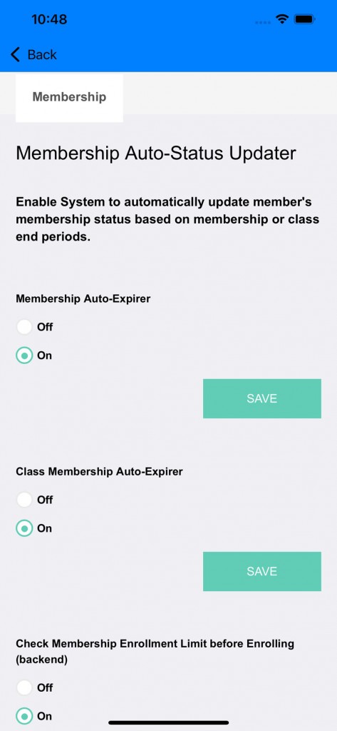 GagaClass Settings - Classes 2